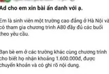Hiệu trưởng lên tiếng việc sinh viên bức xúc liên quan tiền hỗ trợ A80