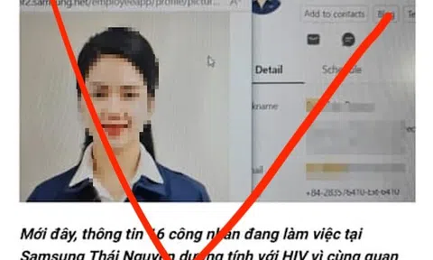 Xử phạt người đăng tin sai về "nữ công nhân Samsung nhiễm HIV"