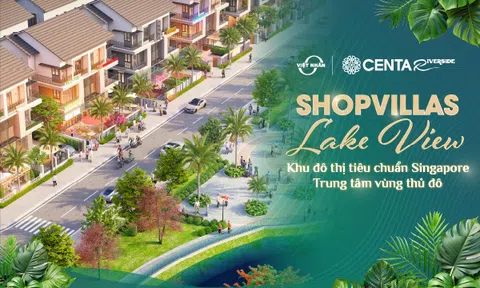 Hưởng trọn chất sống Singapore tại biệt thự hướng hồ giới hạn ở Centa Riverside