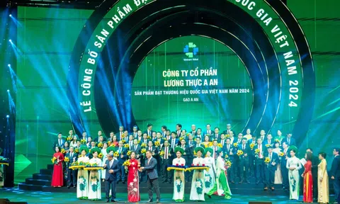 Gạo AAN vinh dự nhận giải thưởng Thương hiệu Quốc gia năm 2024