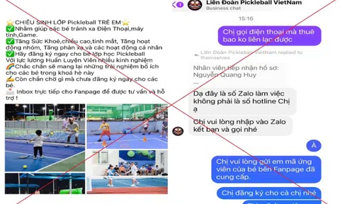 Đăng ký khóa học Pickleball, người phụ nữ ở Hà Nội bị lừa 400 triệu đồng