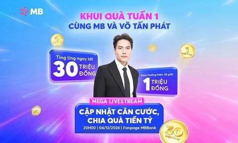 MB thưởng 1 tỷ đồng trong livestream cho khách hàng đã cập nhật CCCD