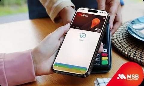 MSB đẩy mạnh thanh toán không tiếp xúc qua Apple Pay