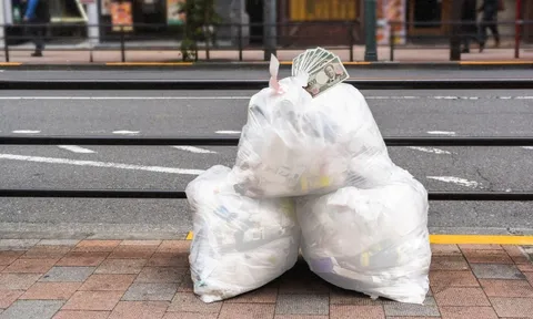 Thu gom rác, công nhân vệ sinh nhặt được 3 tỷ đồng tiền mặt