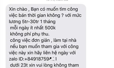 Cảnh báo thủ đoạn lừa đảo lôi kéo học sinh, sinh viên mở tài khoản ngân hàng