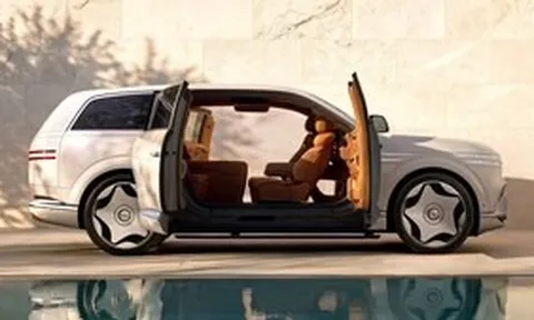 Genesis GV90 lộ diện: SUV không có cột B, cửa mở ngược độc đáo