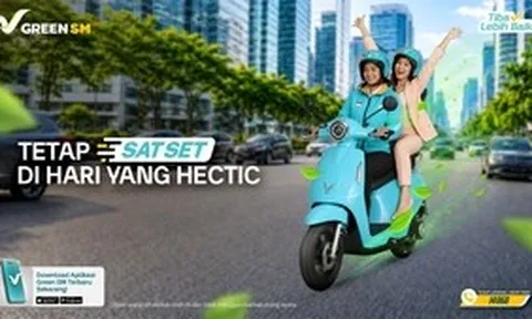 Green SM lần đầu ra mắt dịch vụ xe máy điện tại thị trường quốc tế ở Indonesia