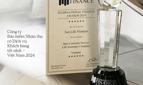 Sun Life Việt Nam vinh dự nhận giải thưởng “Công ty Bảo hiểm Nhân thọ có Dịch vụ Khách hàng tốt nhất – Việt Nam 2024”