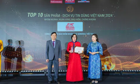 Generali Việt Nam được vinh danh Top 10 Sản phẩm – Dịch vụ tin dùng Việt Nam 2024 với Vita – Sức Khỏe Vàng