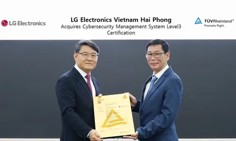Nhà máy sản xuất linh kiện ô tô lớn nhất của LG Electronics nhận chứng nhận An ninh mạng hàng đầu