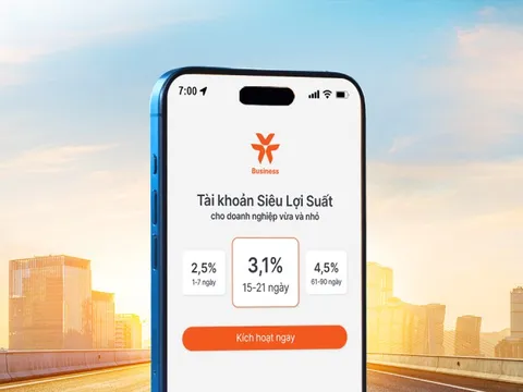 VIB ra mắt tài khoản Siêu Lợi Suất dành cho doanh nghiệp với lợi suất mỗi ngày đến 4,5%/năm