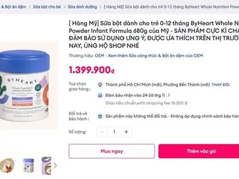 Sữa ByHeart nhiễm khuẩn, Bộ Y tế yêu cầu rà soát hồ sơ