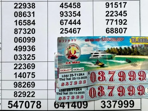 Xổ số miền Nam: Đại lý đang tìm người trúng độc đắc 56 tỉ đồng