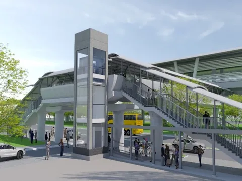 TP.HCM lắp 8 thang máy cầu vượt bộ hành Metro số 1