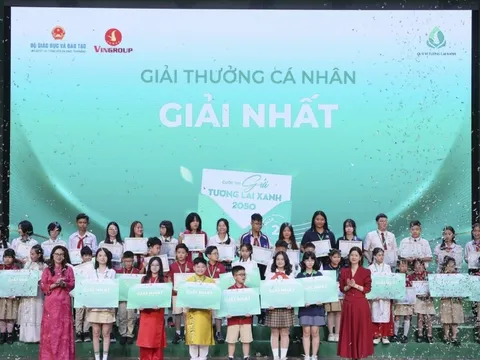 Lộ diện các quán quân giành giải thưởng 2,5 tỷ đồng của cuộc thi “Gửi tương lai Xanh 2050” mùa 2
