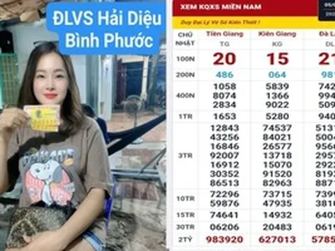 Hai giải độc đắc xổ số miền Nam lộ diện vào sáng 6-4 tại TPHCM và Đồng Nai