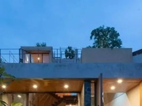 Kiến trúc 'đan cài' cùng địa hình