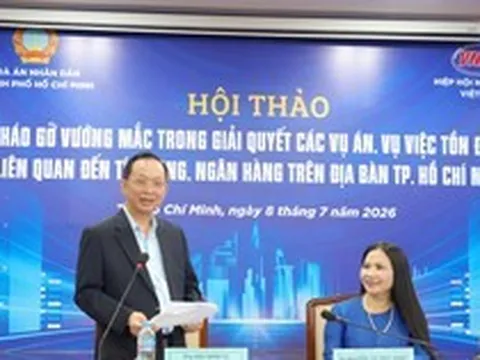 Đẩy nhanh tháo gỡ vướng mắc trong giải quyết các vụ án tín dụng, ngân hàng tồn đọng