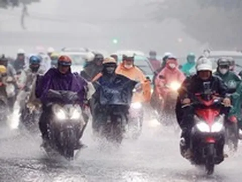 Nhiều tỉnh miền Bắc sắp xuất hiện mưa to đến rất to, kéo dài trong nhiều ngày
