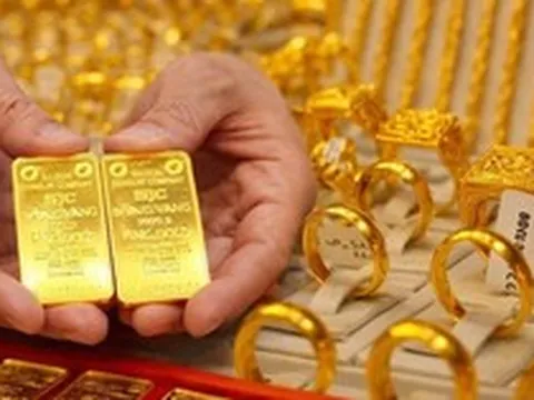 Giá vàng miếng, vàng nhẫn trơn sáng 22/8 tại SJC, DOJI, PNJ, Bảo Tín Minh Châu