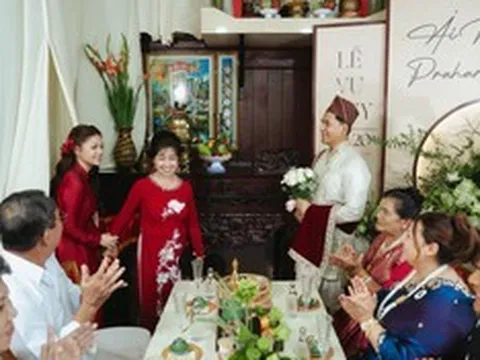 Chú rể Nepal mang 8 mâm sính lễ sang Việt Nam hỏi cưới bạn thân