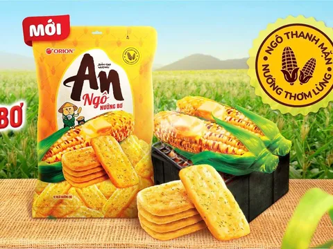 Orion ra mắt bánh gạo An mới - Ngô Thanh Mặn - Nướng thơm lừng