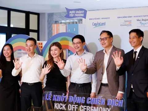 CapitaLand Development tiếp tục hành trình “Bước chân gắn kết yêu thương” lần 3, cam kết 97.000 USD hỗ trợ trẻ em đường phố và học sinh