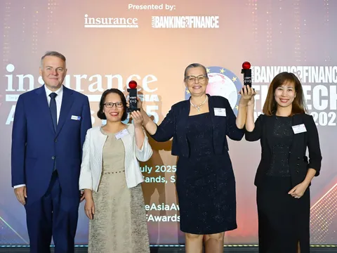 BIDV MetLife nhận cú đúp giải thưởng tại lễ trao giải Insurance Asia Awards 2025