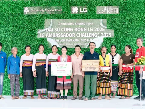 LG chính thức triển khai Chương trình Đại sứ Cộng đồng LG 2025 tại Vườn Quốc gia Bến En, tỉnh Thanh Hóa