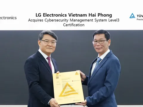 Nhà máy sản xuất linh kiện ô tô lớn nhất của LG Electronics nhận chứng nhận An ninh mạng hàng đầu