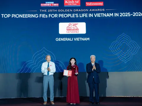 Generali Việt Nam khẳng định vị thế trong đổi mới sản phẩm bảo hiểm tại Giải thưởng Rồng Vàng 2026