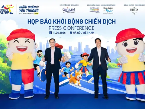 CapitaLand Development khởi động chiến dịch “Bước chân gắn kết yêu thương” lần thứ 4, cam kết tài trợ 98.000 USD đồng hành cùng trẻ em yếu thế