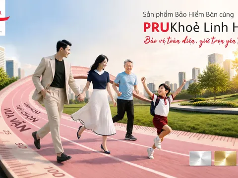 Prudential ra mắt sản phẩm bảo hiểm bán cùng PRUKhỏe Linh Hoạt: Trao quyền chủ động bảo vệ sức khỏe cho gia đình Việt