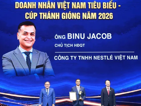 Tổng Giám Đốc Nestlé Việt Nam: Cúp Thánh Gióng sự ghi nhận đối với thành quả chung của đội ngũ Nestlé và các đối tác Việt Nam
